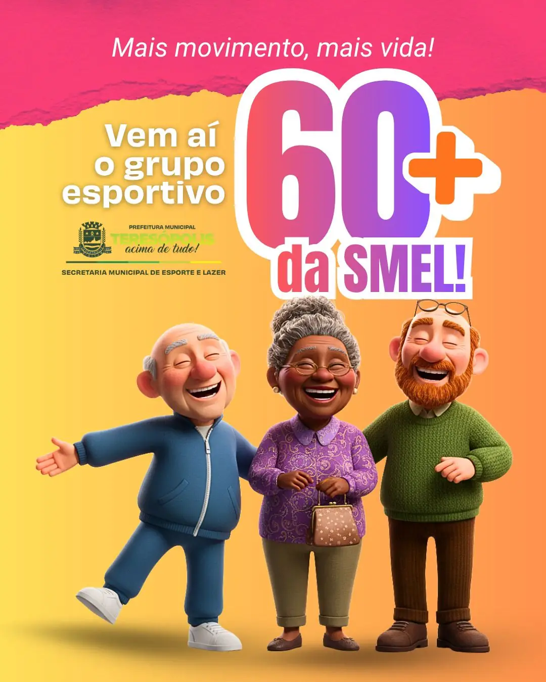 Leia mais sobre o artigo Mais movimento, mais vida: SMEL lança grupo esportivo para pessoas 60+