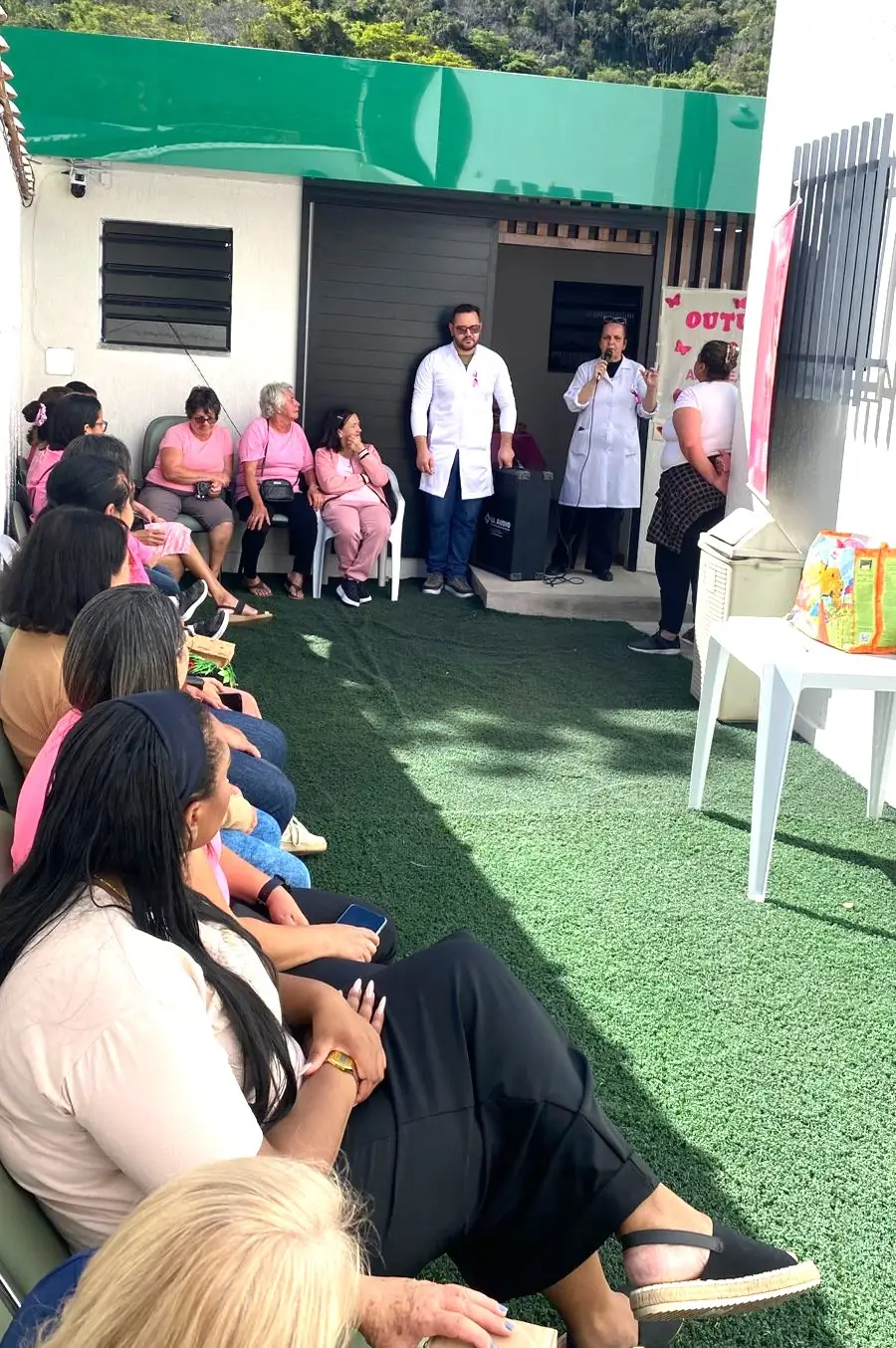 Leia mais sobre o artigo Outubro Rosa: Ação do CRAS e da UBS de Bonsucesso movimentam o Tudo Aqui