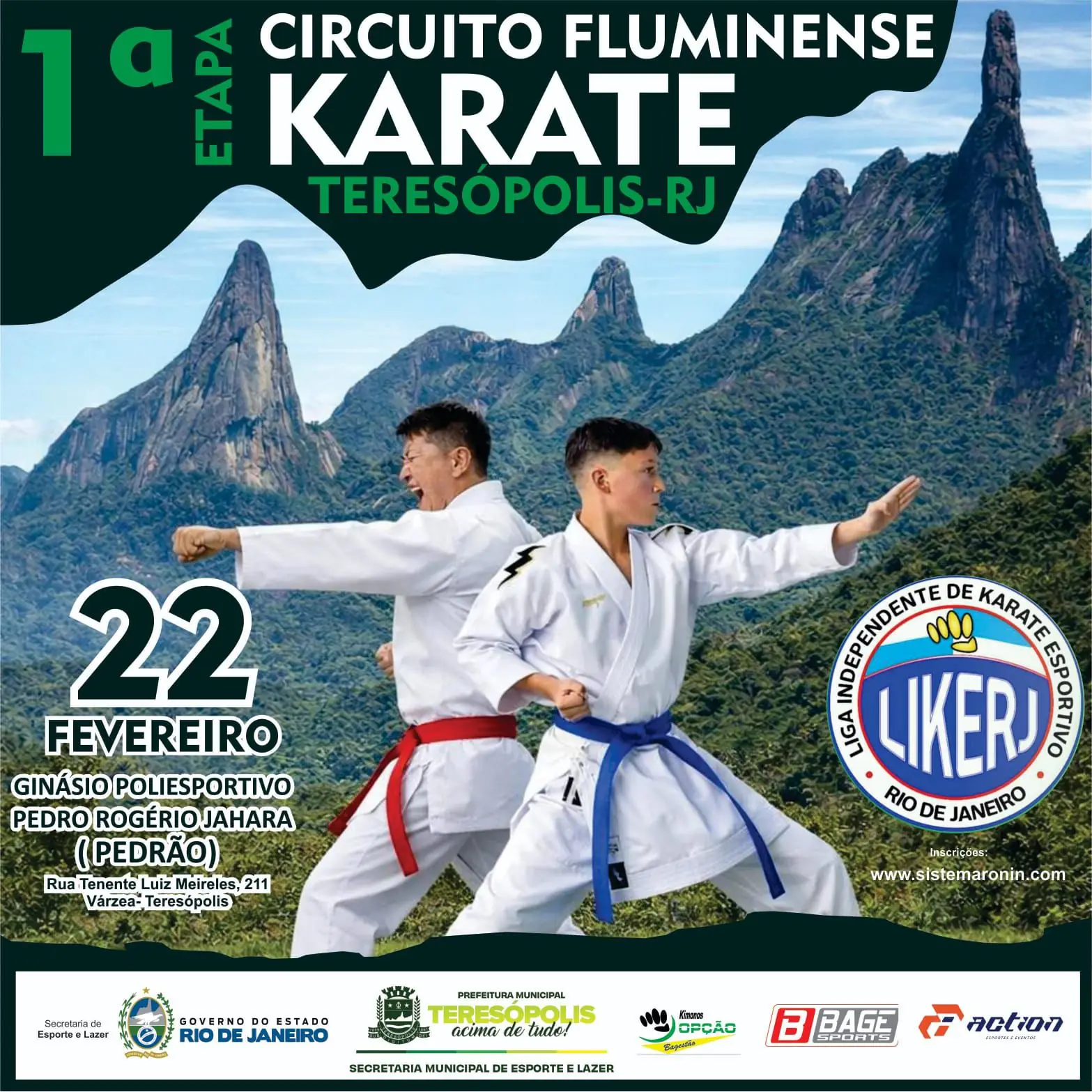 Leia mais sobre o artigo Teresópolis recebe 1ª etapa do Circuito Estadual de Karatê em fevereiro