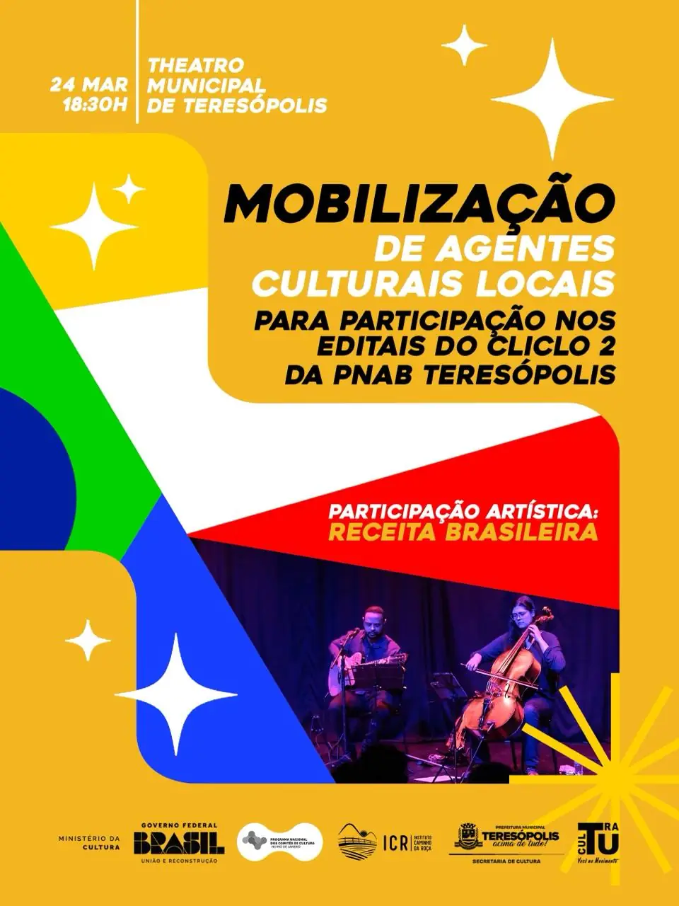 Leia mais sobre o artigo Encontro nesta terça, 24, orienta os agentes culturais de Teresópolis sobre editais do Ciclo 2 da PNAB