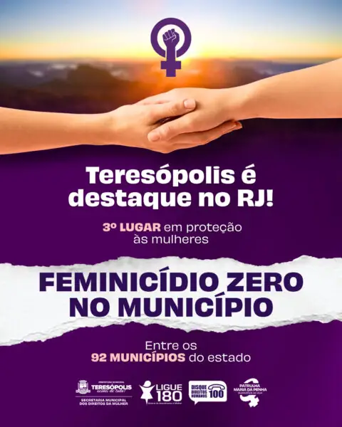Leia mais sobre o artigo Teresópolis avança na proteção às mulheres e conquista 3ª posição em ranking estadual de excelência