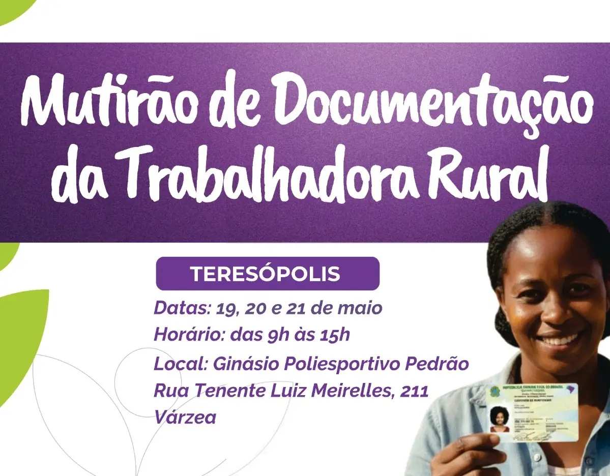 Leia mais sobre o artigo Teresópolis recebe Mutirão de Documentação da Trabalhadora Rural